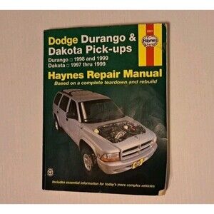 Haynes Repair Manual Dodge Durango & Dakota Pickup Trucks 1997-1999 #30021